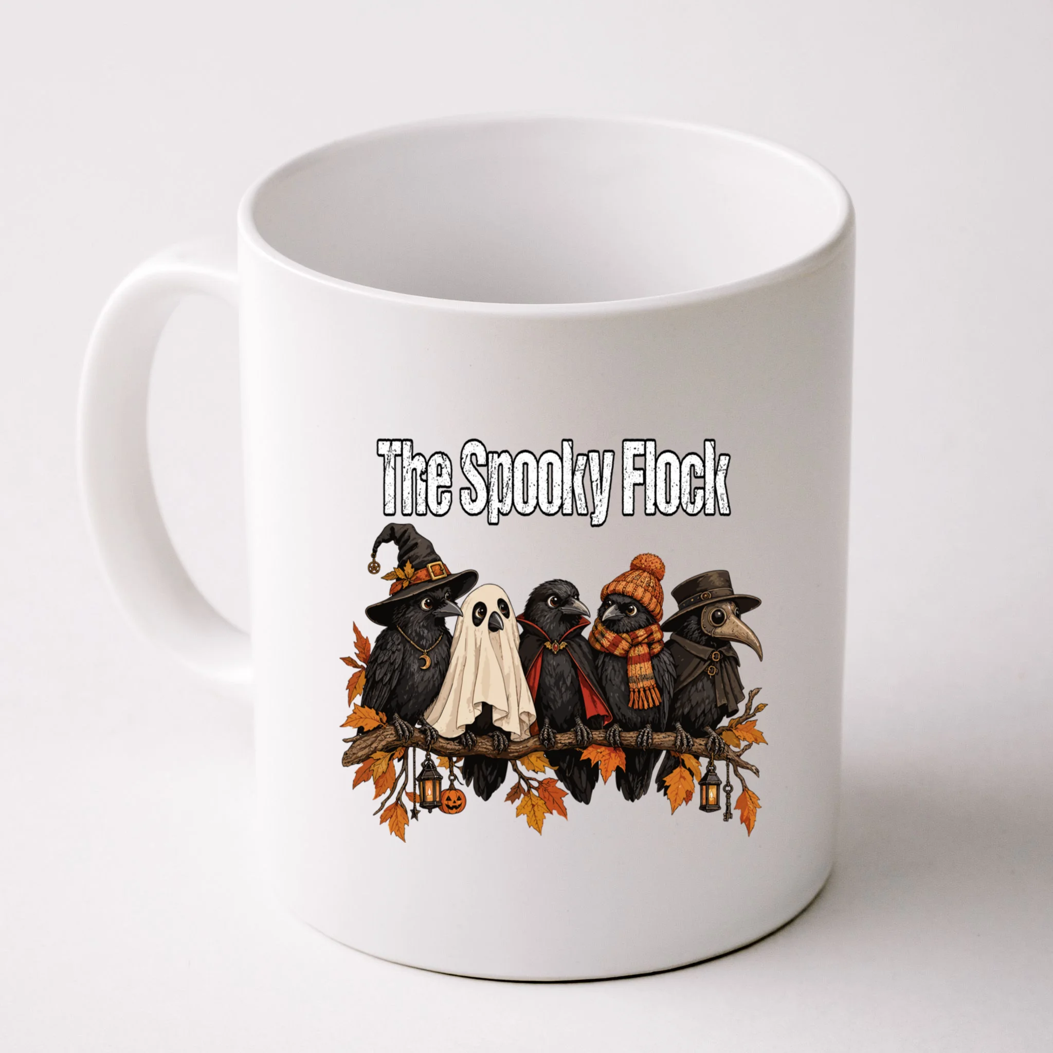 Creepy Crow Crew – Halloween Edition Mug - Front