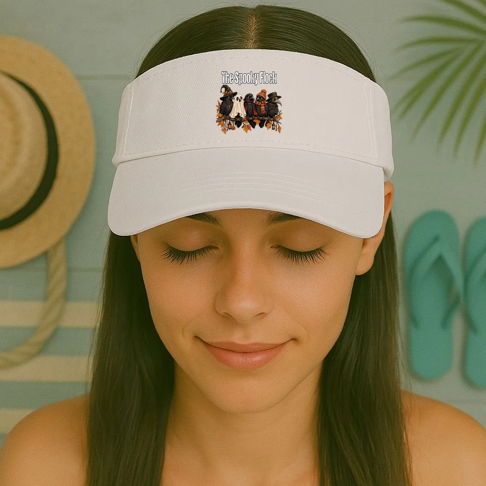 Creepy Crow Crew – Halloween Edition Visor - Front 1