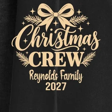 Christmas Crew Family Holiday Gathering - Custom Family Name Women's Cardigan - Front - Close-up