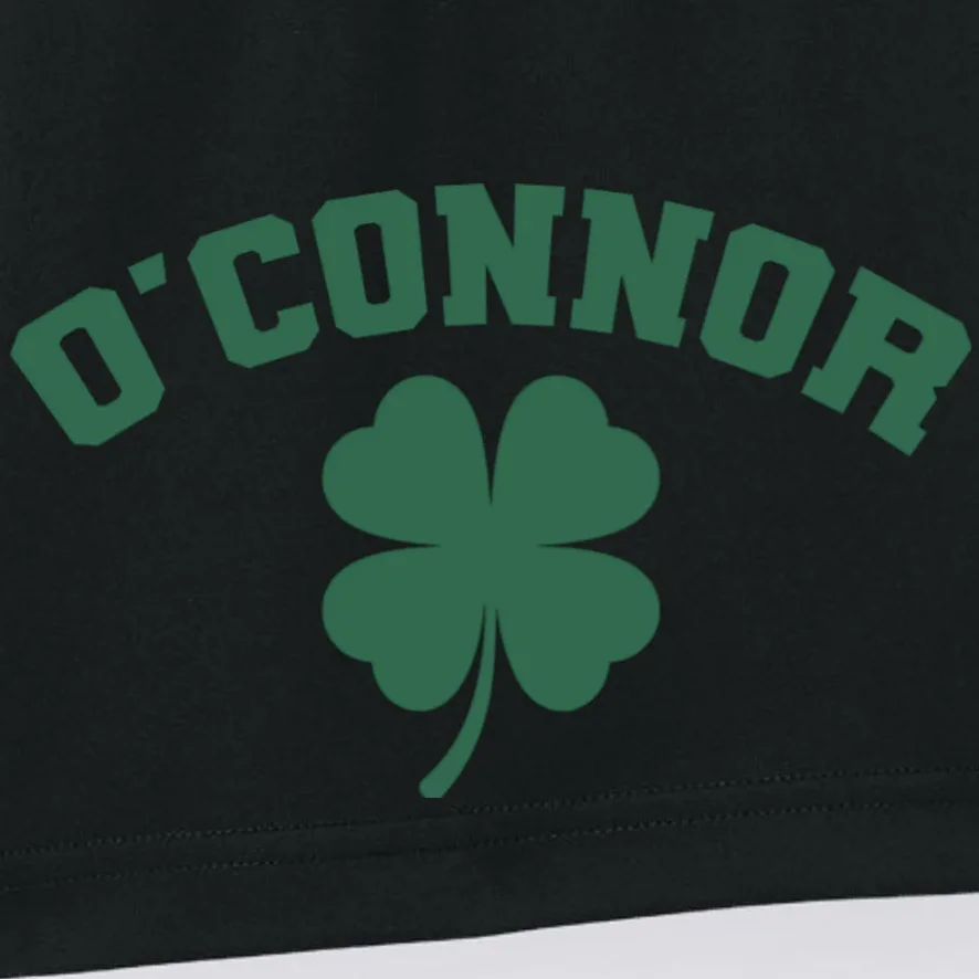 Cute Custom Name St Patricks Day Clover Men's Shorts - Front - Close-up