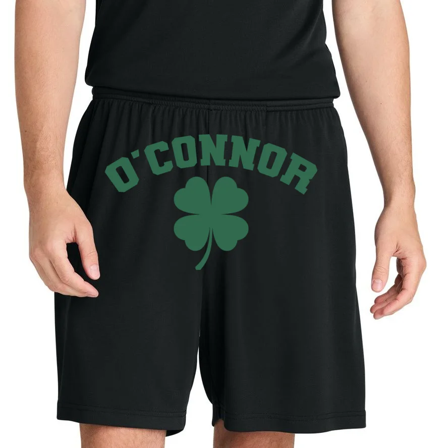 Cute Custom Name St Patricks Day Clover Men's Shorts - Front 1