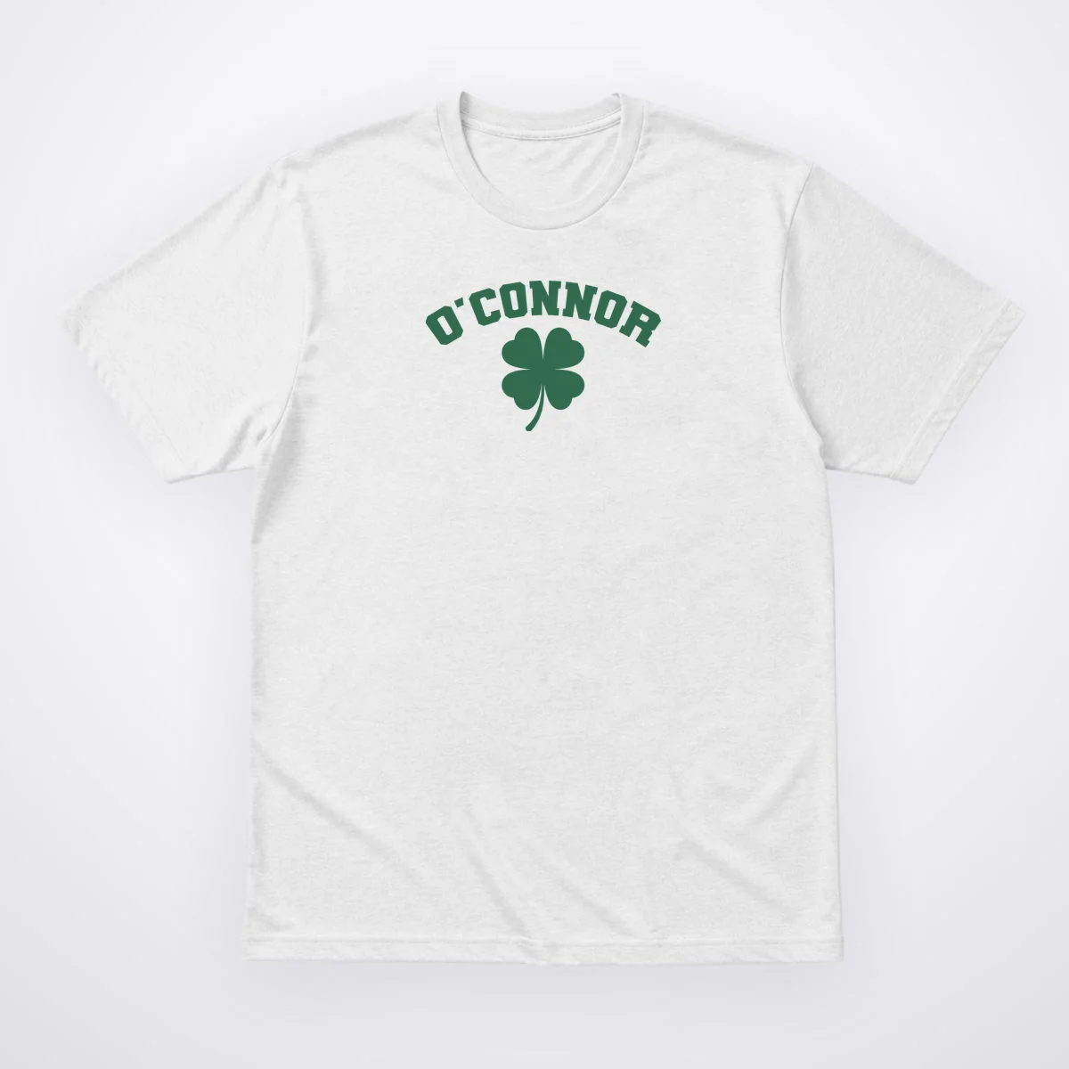 Cute Custom Name St Patricks Day Clover T-Shirt - Front