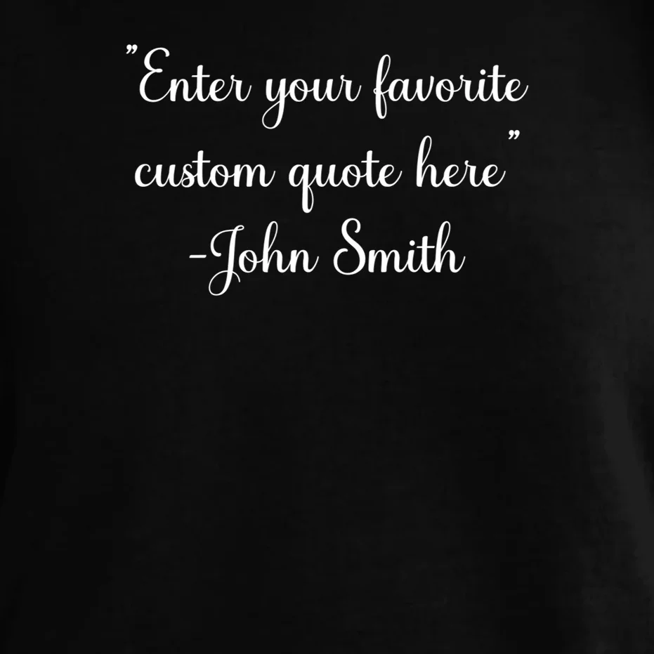 Custom Quote Comfort Colors Unisex T-Shirt - Front - Close-up