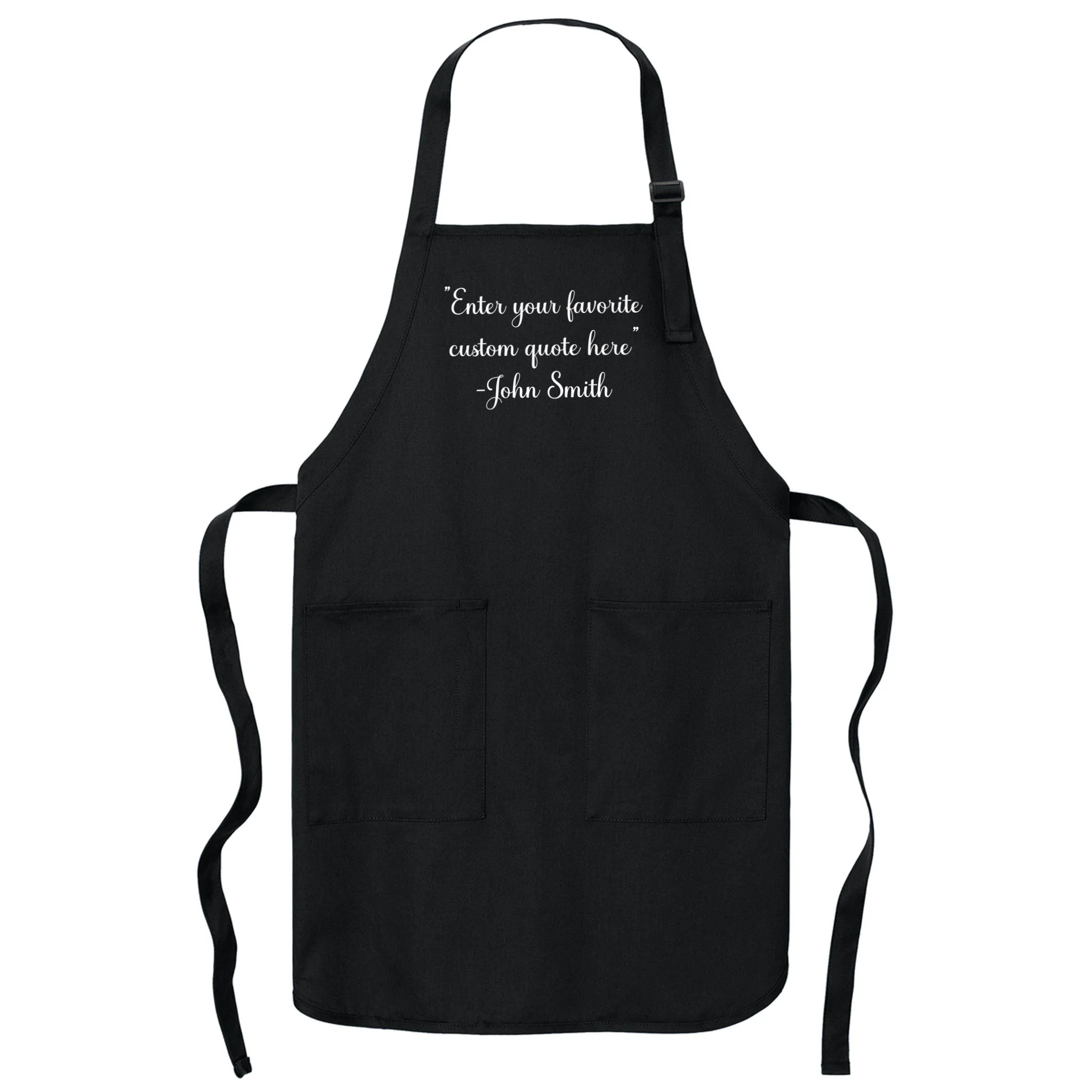 Custom Quote Apron - Front