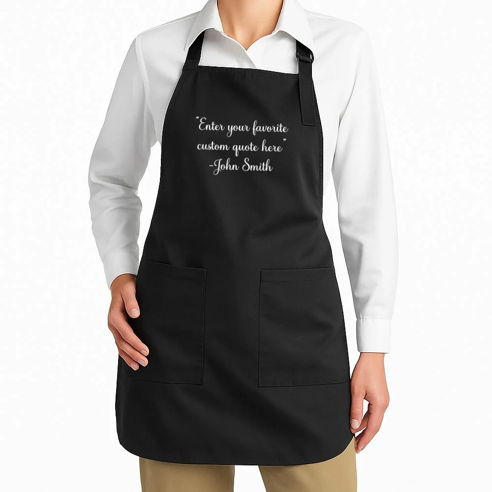 Custom Quote Apron - Front 1