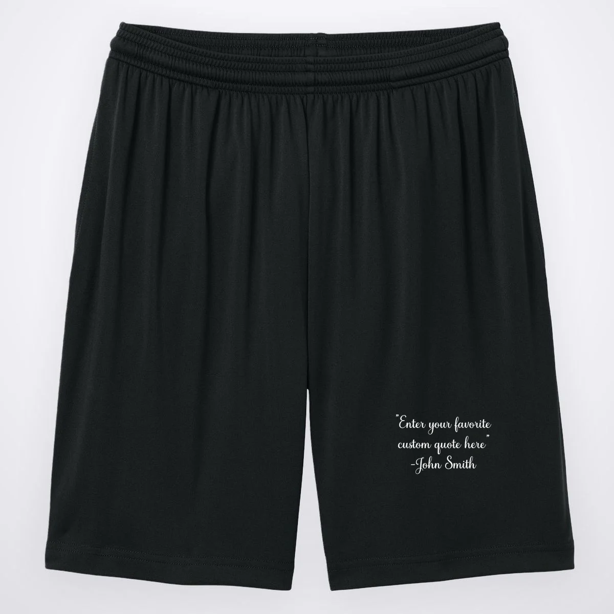 Custom Quote Men's Shorts - Front
