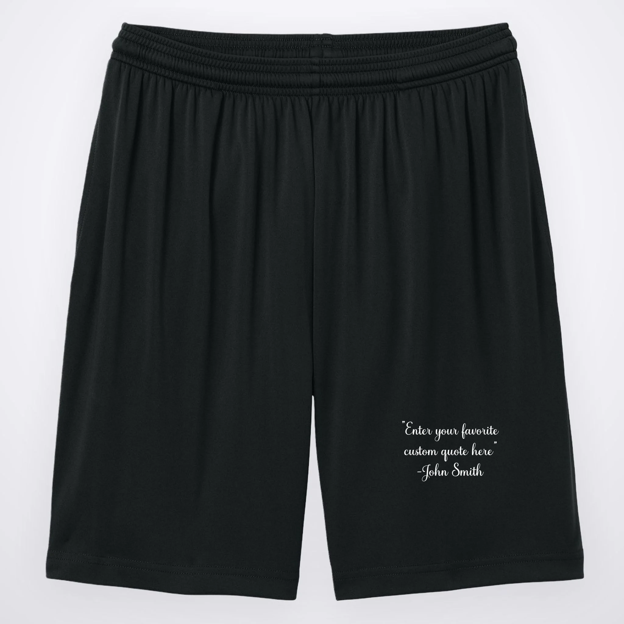 Custom Quote Men's Shorts - Front