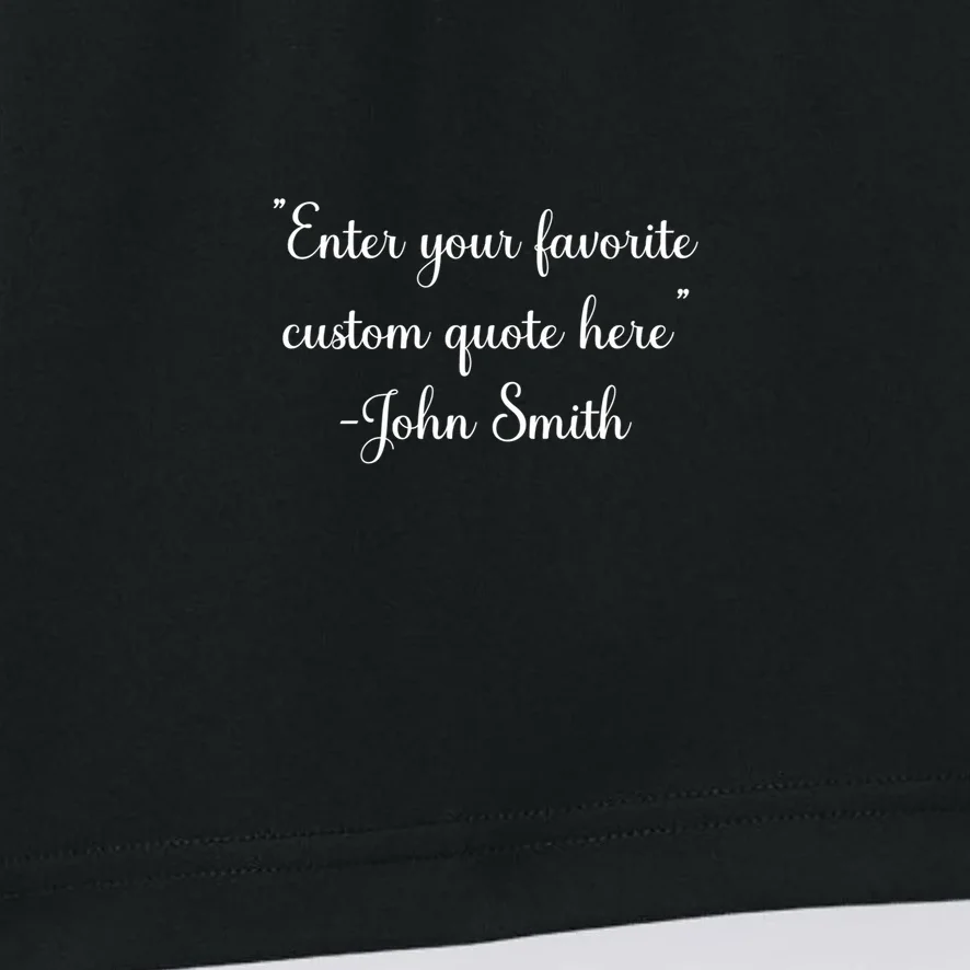 Custom Quote Men's Shorts - Front - Close-up