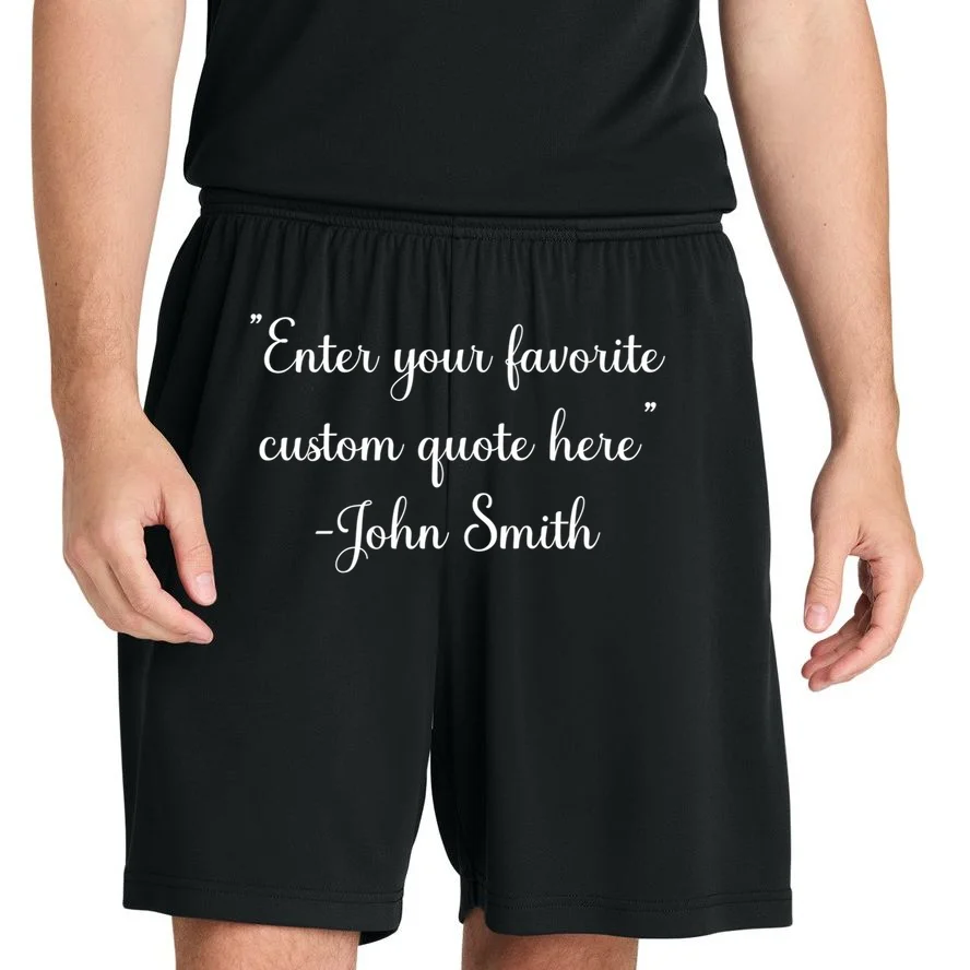Custom Quote Men's Shorts - Front 1
