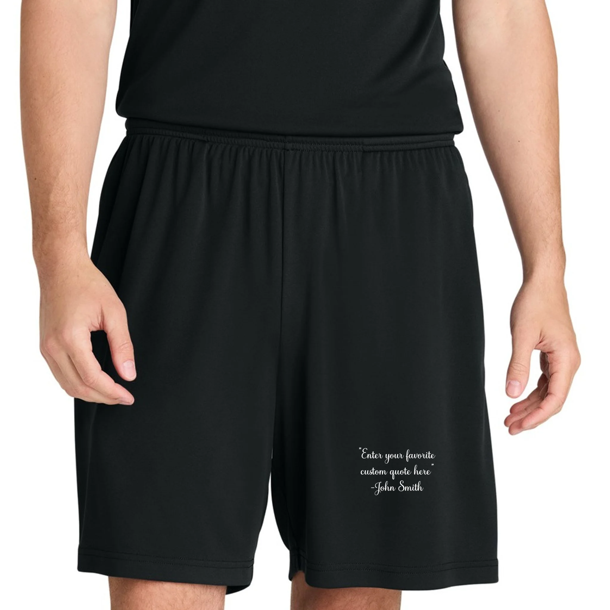 Custom Quote Men's Shorts - Front 1