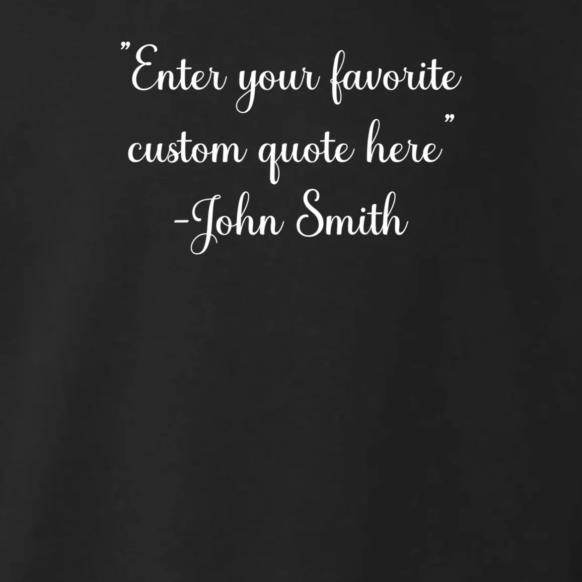 Custom Quote Toddler Hoodie - Front - Close-up
