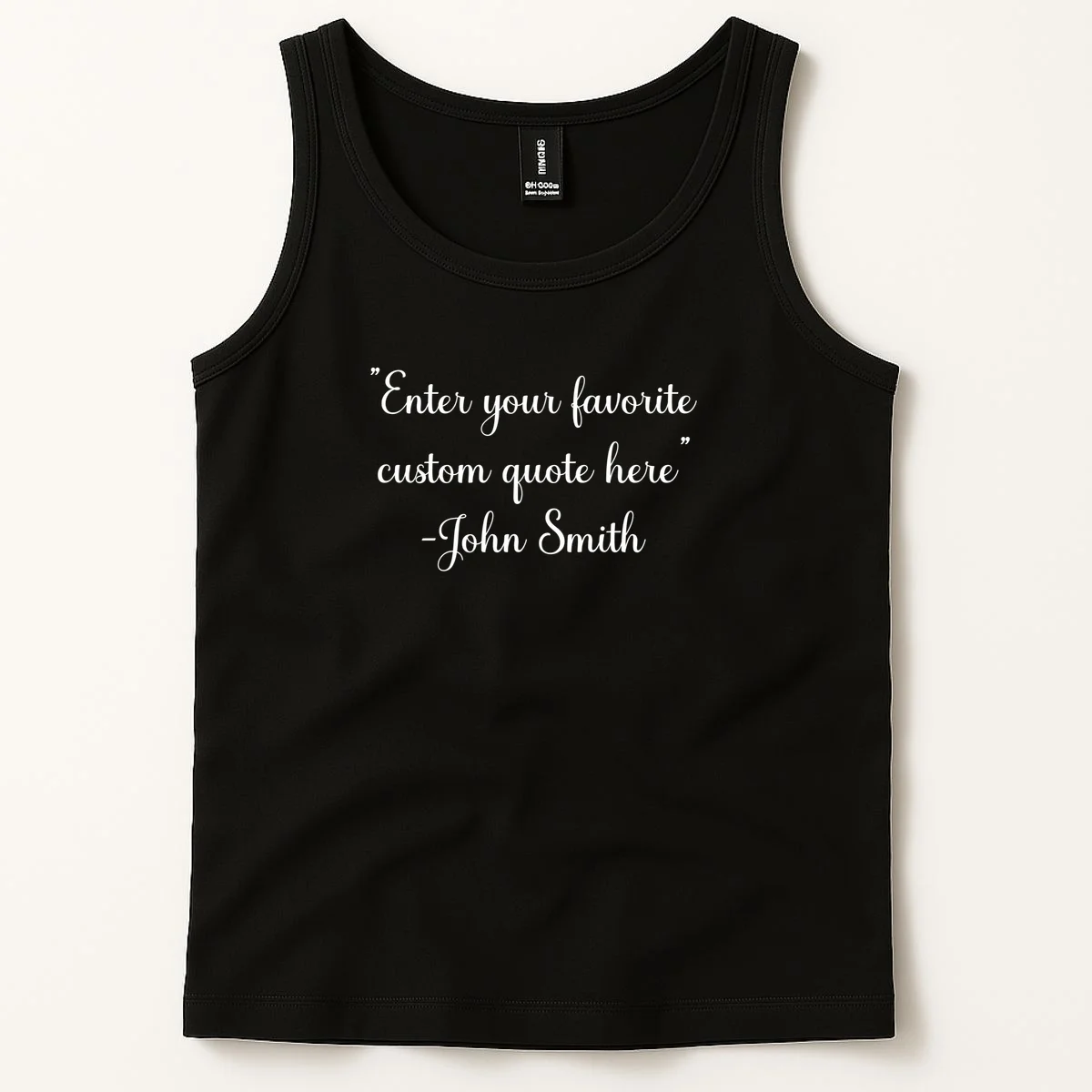 Custom Quote Tank Top - Front 1