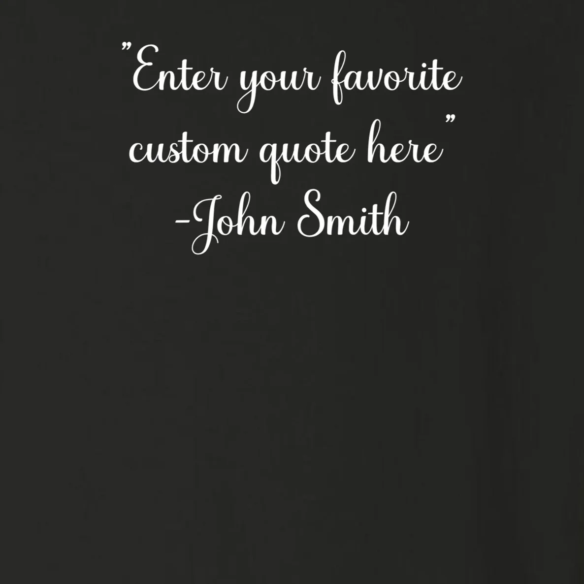Custom Quote Toddler Long Sleeve Shirt - Front - Close-up