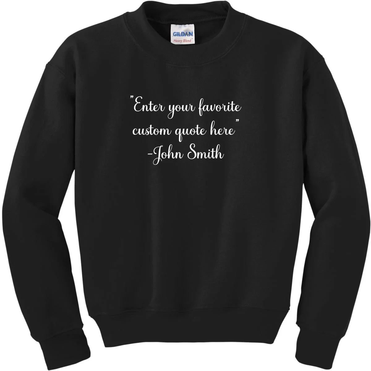 Custom Quote Kids Sweatshirt - Front