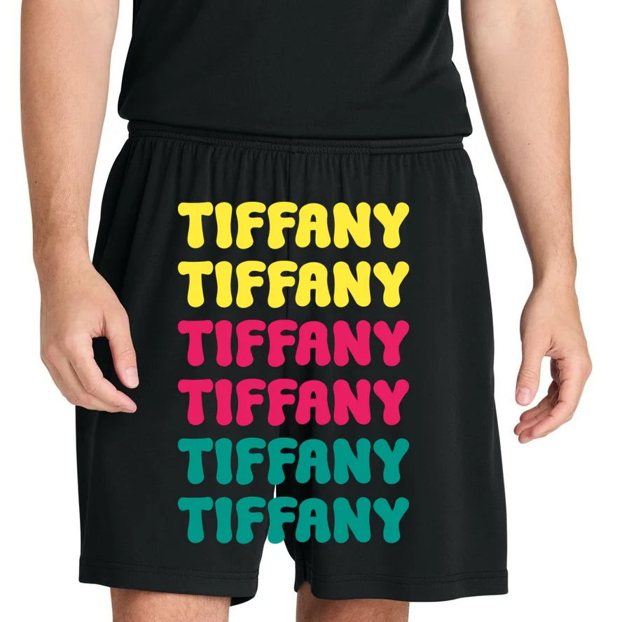 Custom Name Repeated Retro Personalized Men's Shorts - Front 1