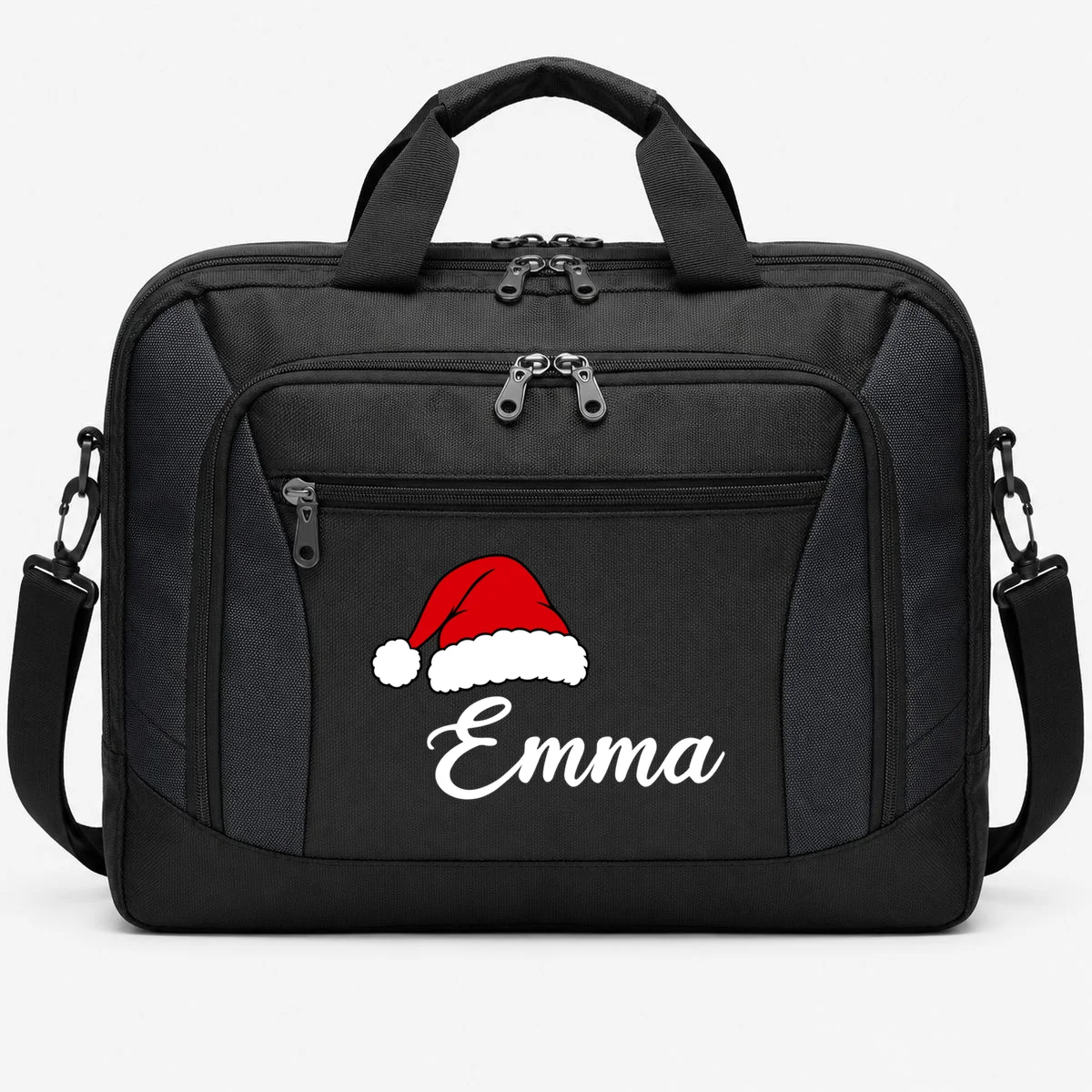 Custom Personalized Christmas Name Briefcase Front