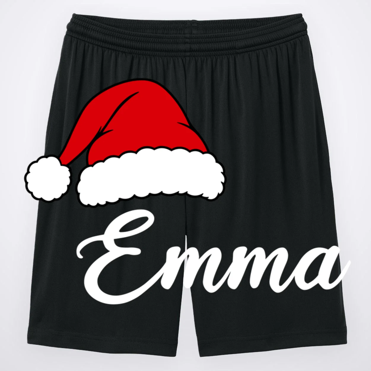 Custom Personalized Christmas Name Men's Shorts Front