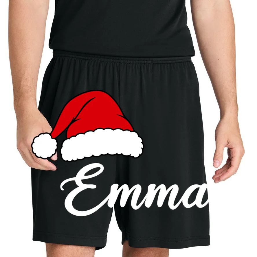 Custom Personalized Christmas Name Men's Shorts - Front 1