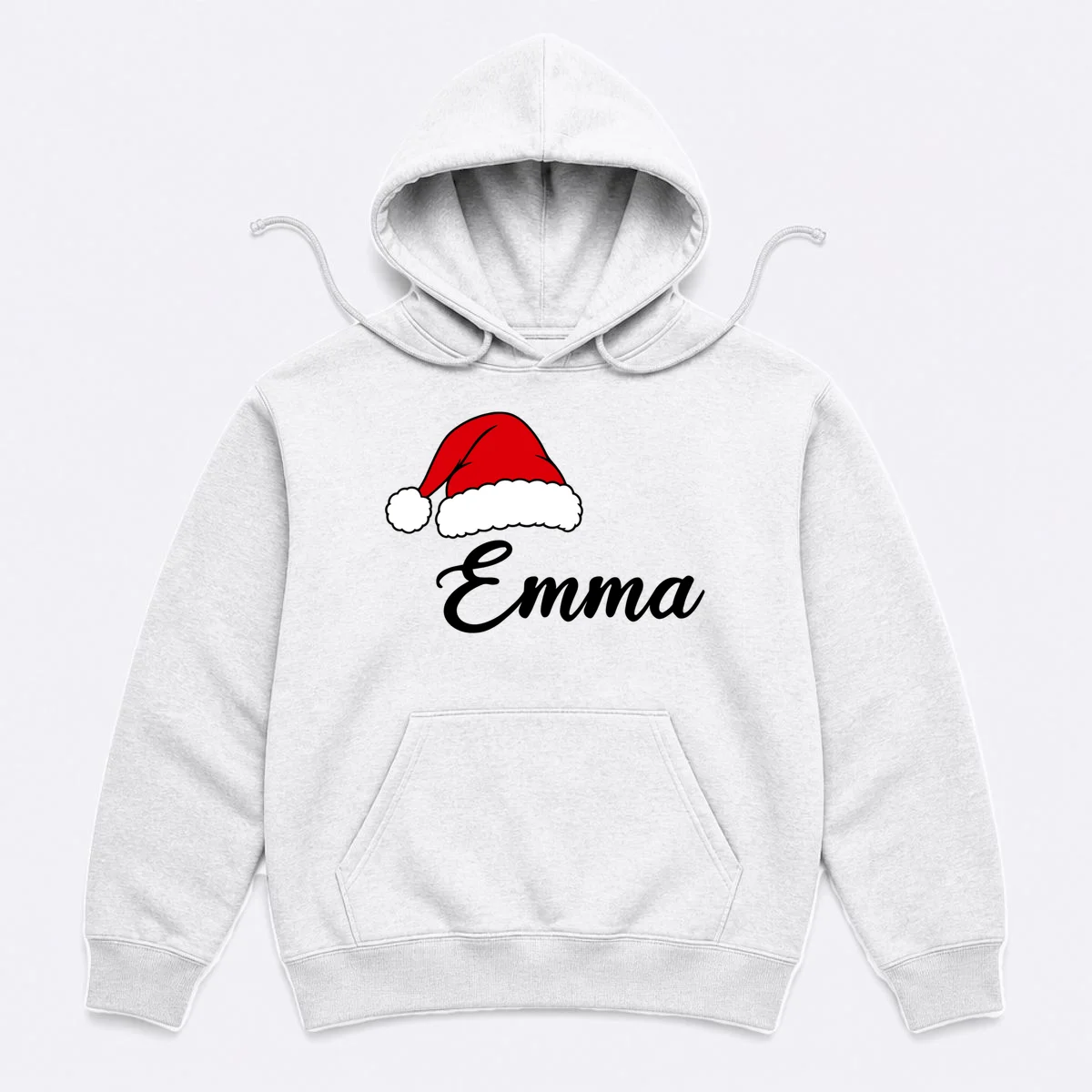 Custom Personalized Christmas Name Men's Hoodie - Front