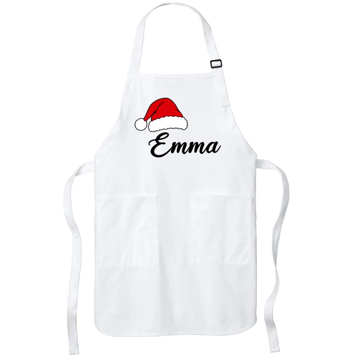 Custom Personalized Christmas Name Apron - Front