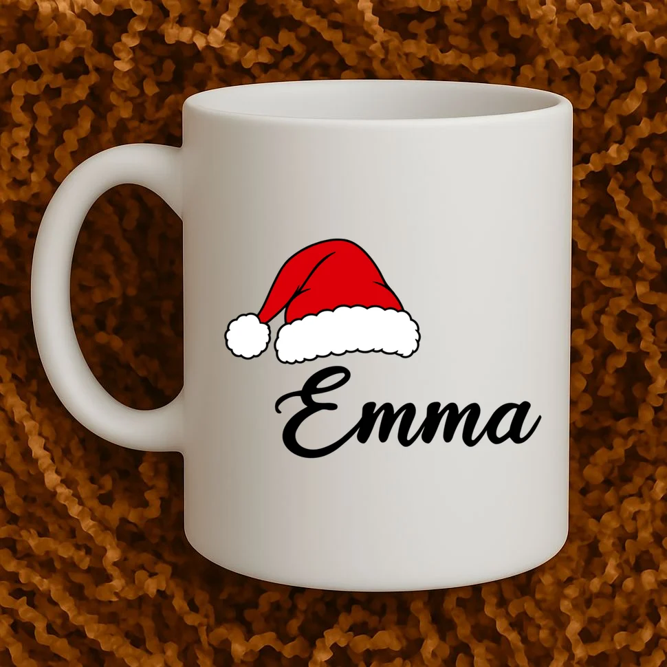 Custom Personalized Christmas Name Mug - Front 1