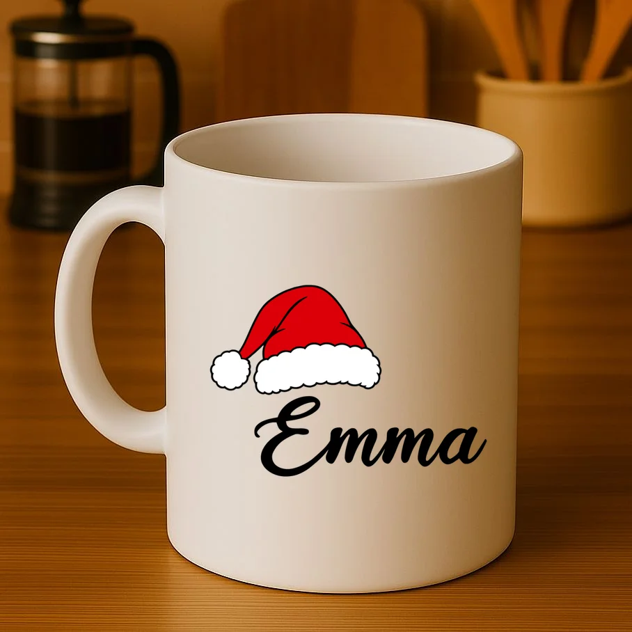 Custom Personalized Christmas Name Mug - Front 3