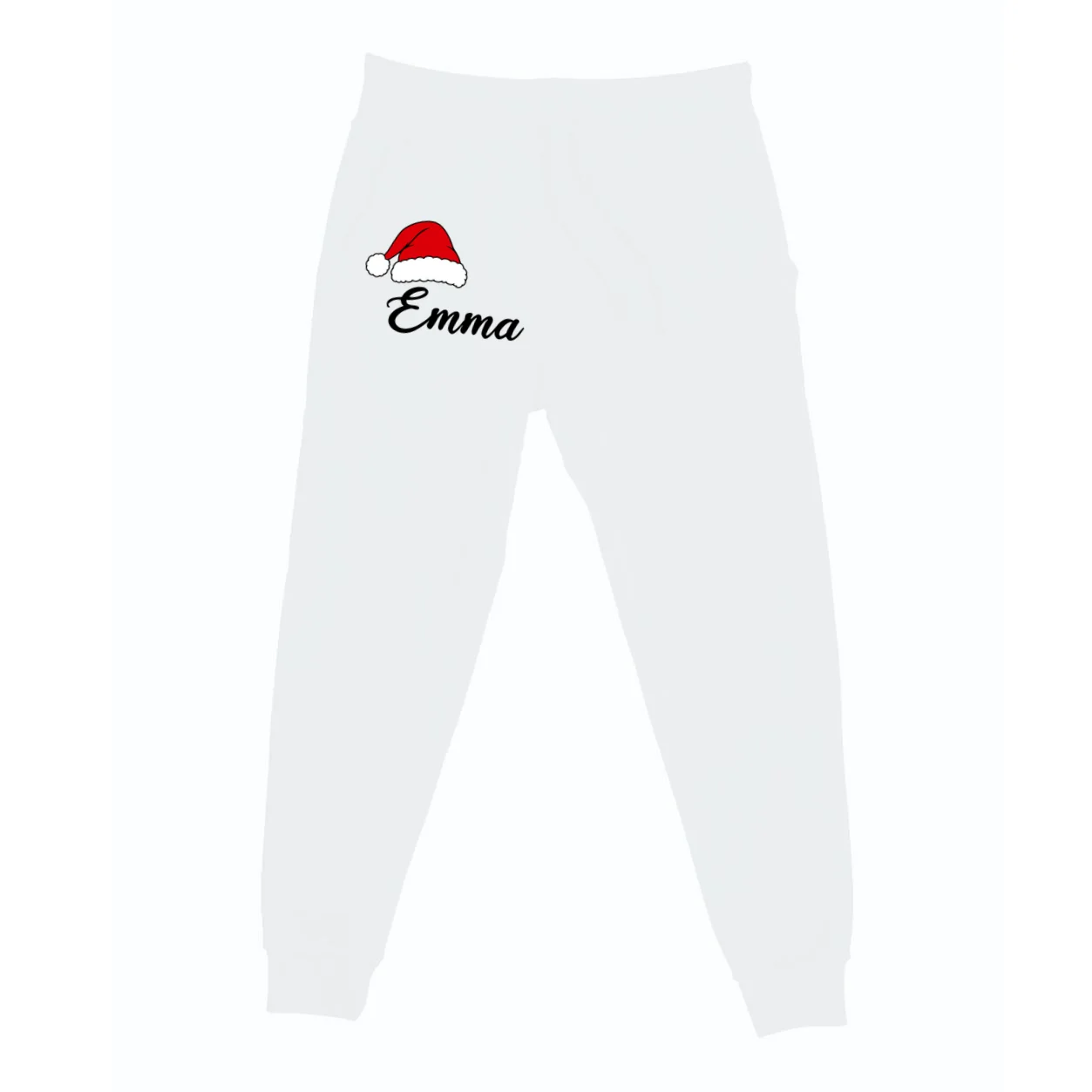 Custom Personalized Christmas Name Men's Sweatpants Front