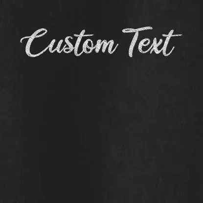 Custom Text Embroidery Kids Sweatshirt - Front - Close-up