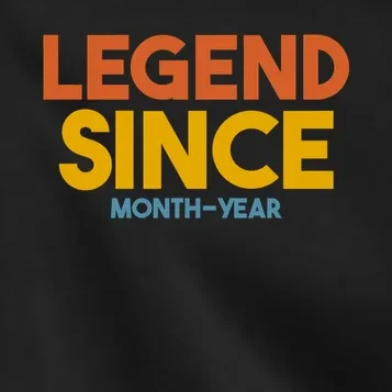 Legendary Since Custom Birthday Date Text Kids Jacket - Front - Close-up