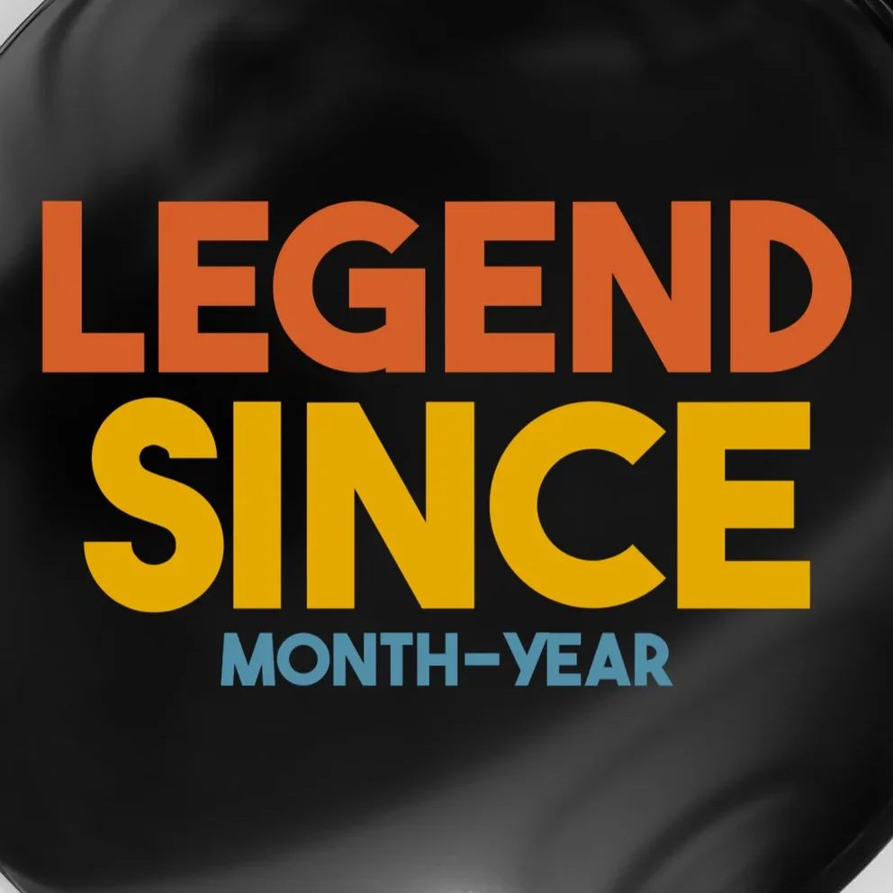 Legendary Since Custom Birthday Date Text Magnet - Front - Close-up