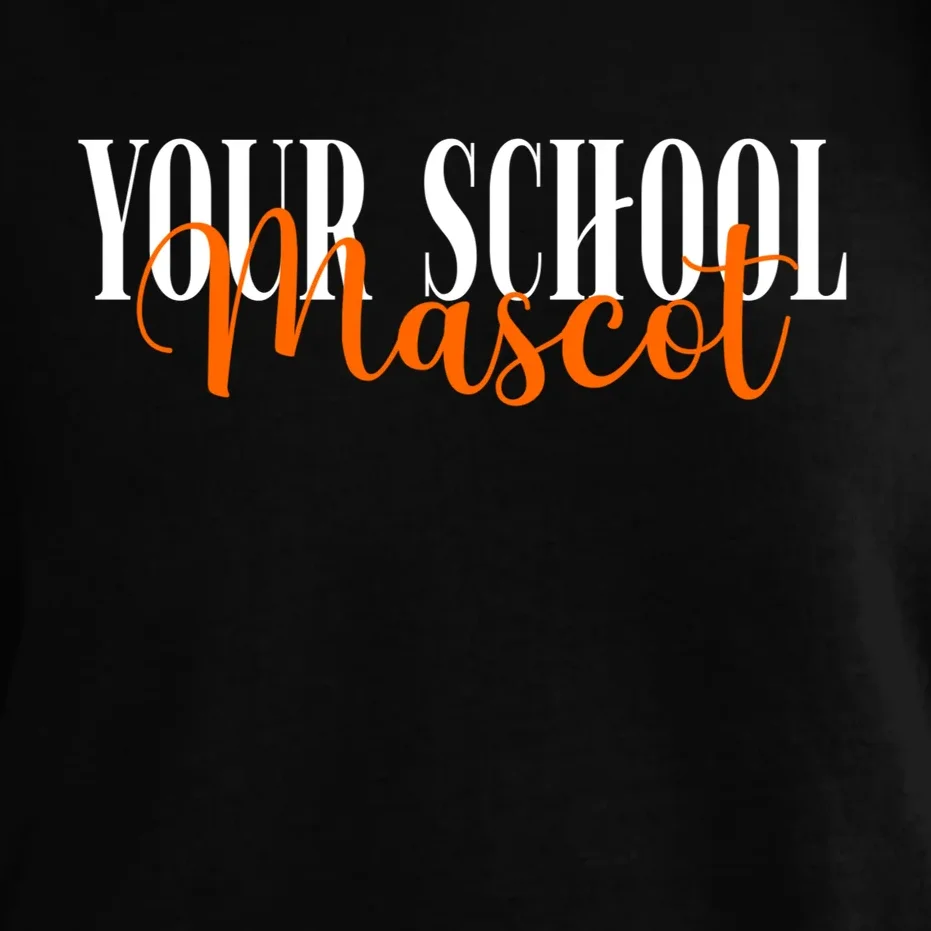 Custom School Mascot Comfort Colors Unisex T-Shirt - Front - Close-up