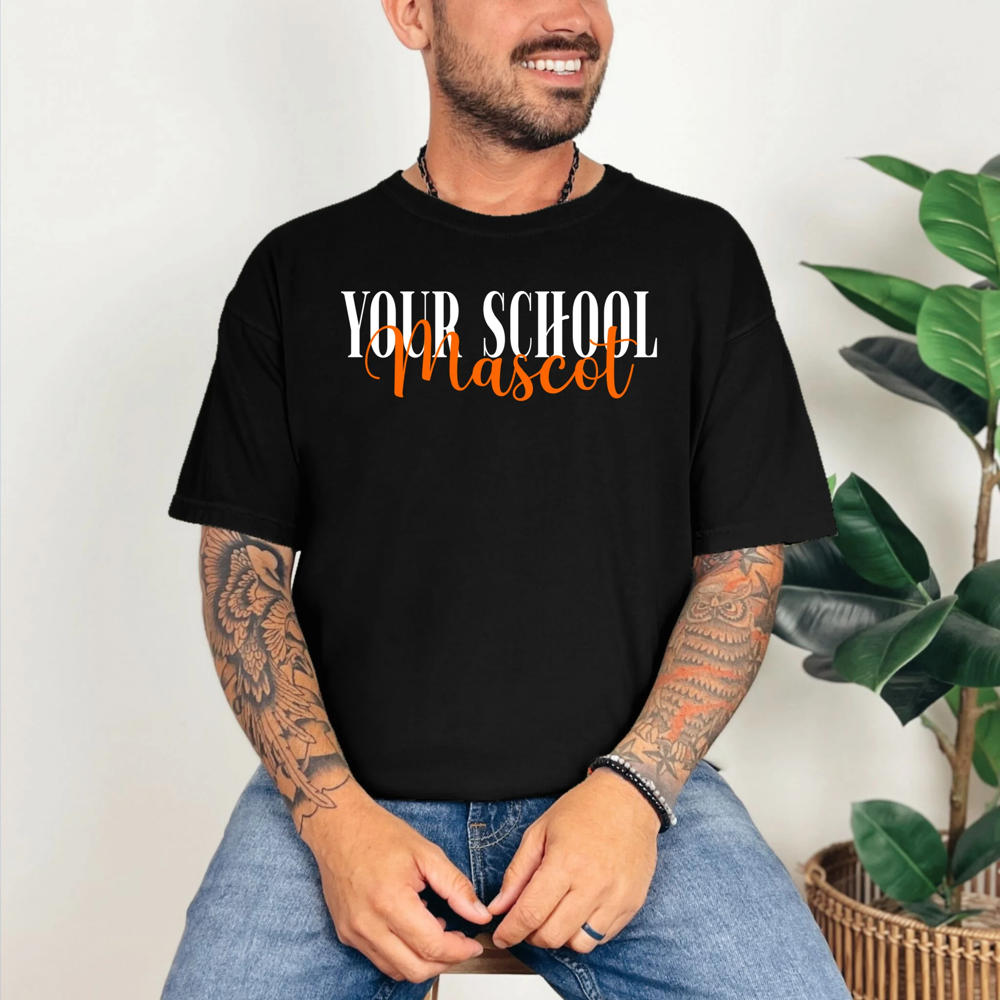 Custom School Mascot T-Shirt - Front 2