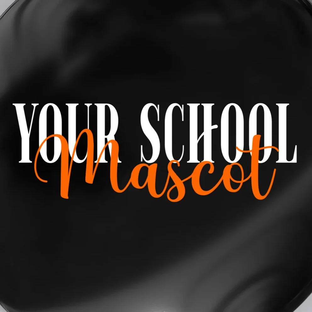 Custom School Mascot Button - Front - Close-up