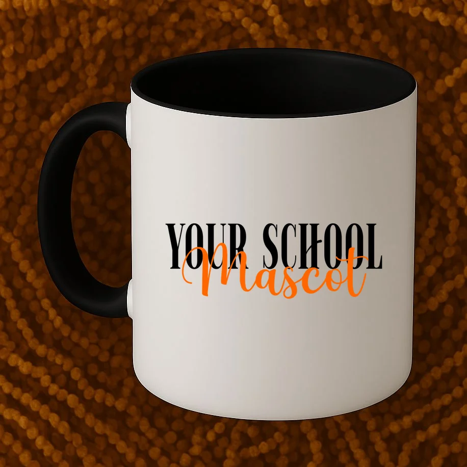Custom School Mascot Coffee Mug - Front 1