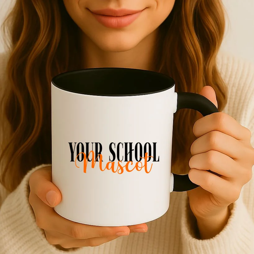 Custom School Mascot Coffee Mug - Front 2