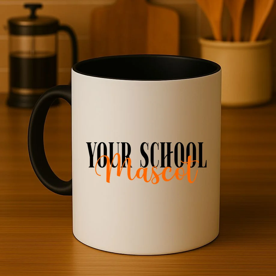 Custom School Mascot Coffee Mug - Front 3