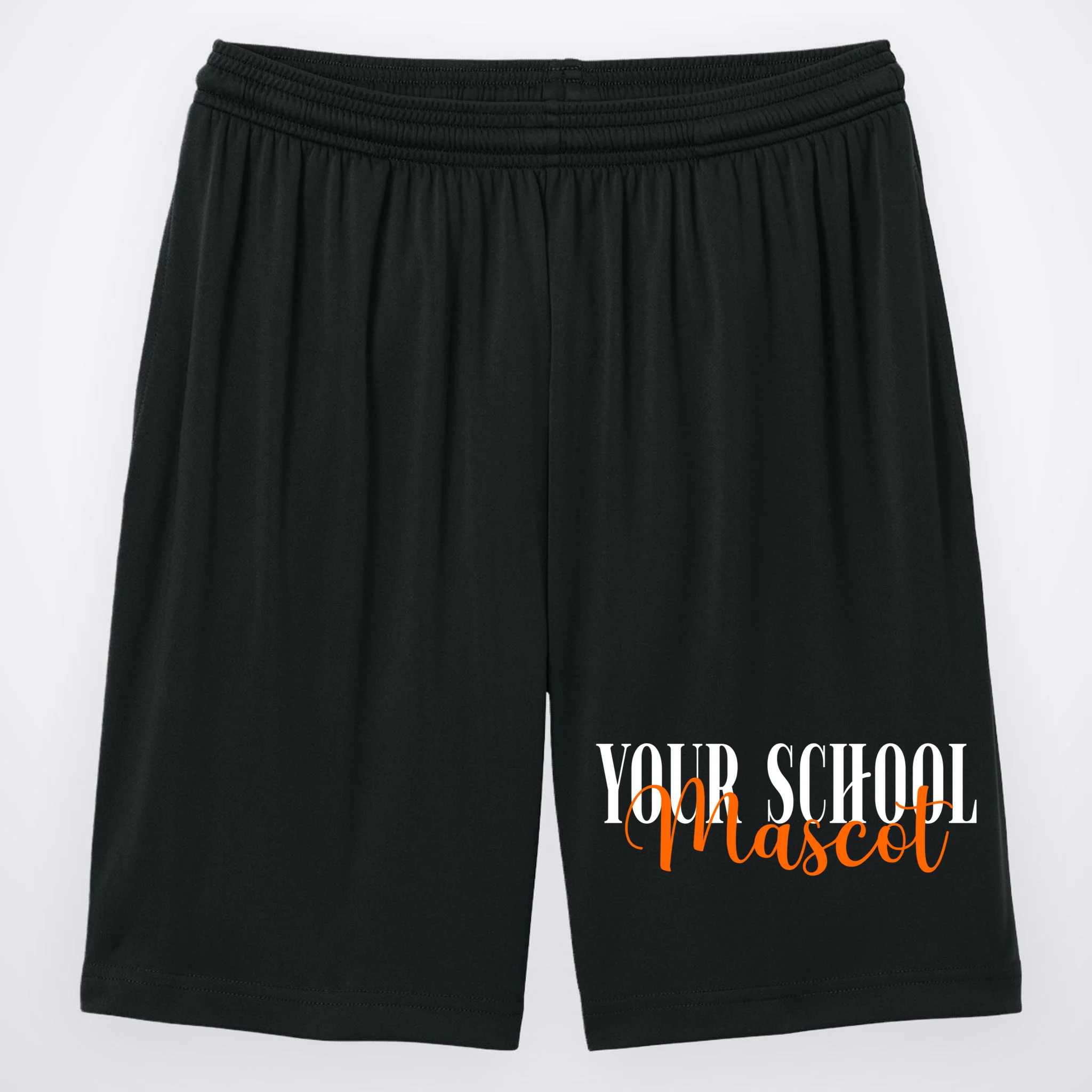 Custom School Mascot Men's Shorts - Front