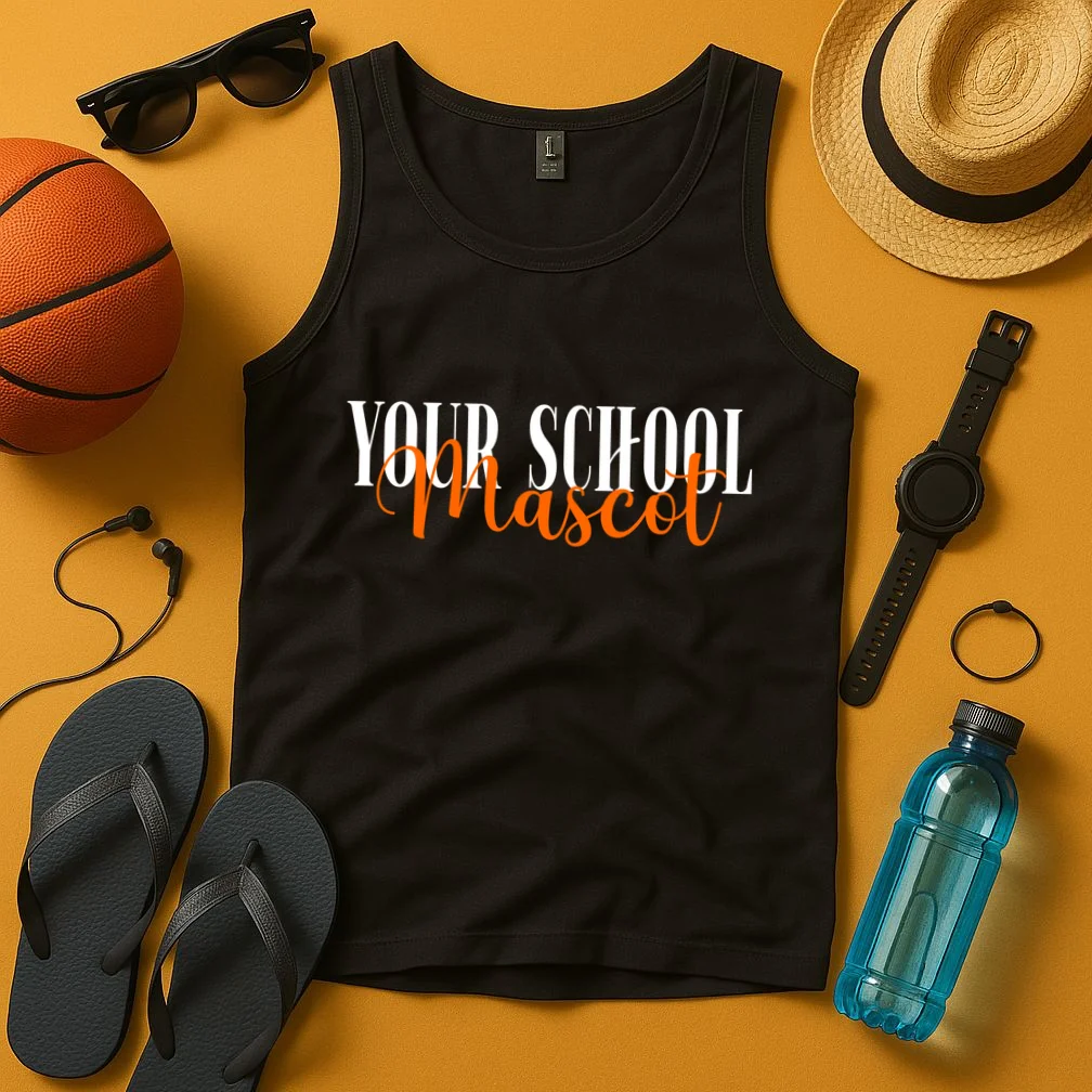 Custom School Mascot Tank Top - Front 3