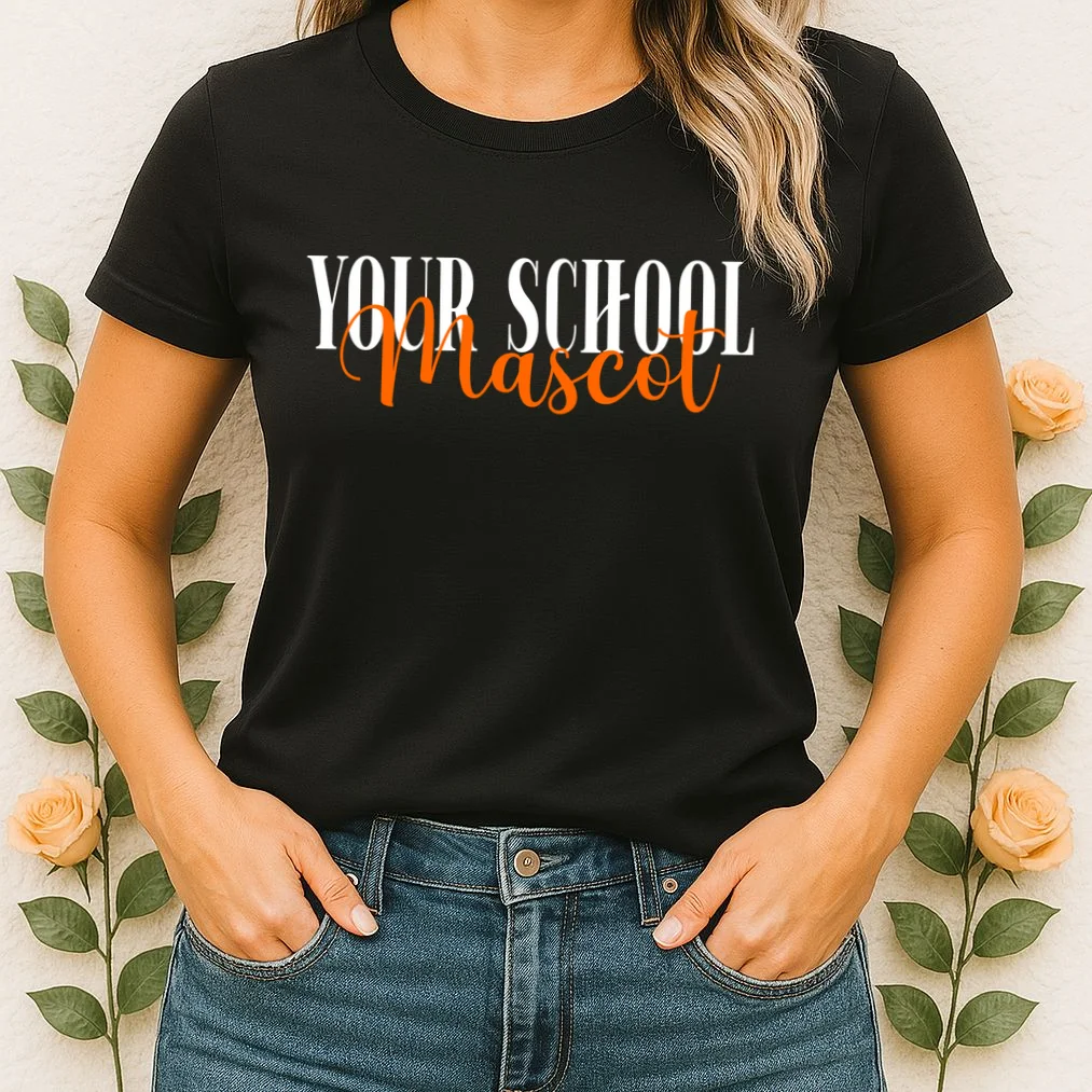 Custom School Mascot Women's T-Shirt - Front 1