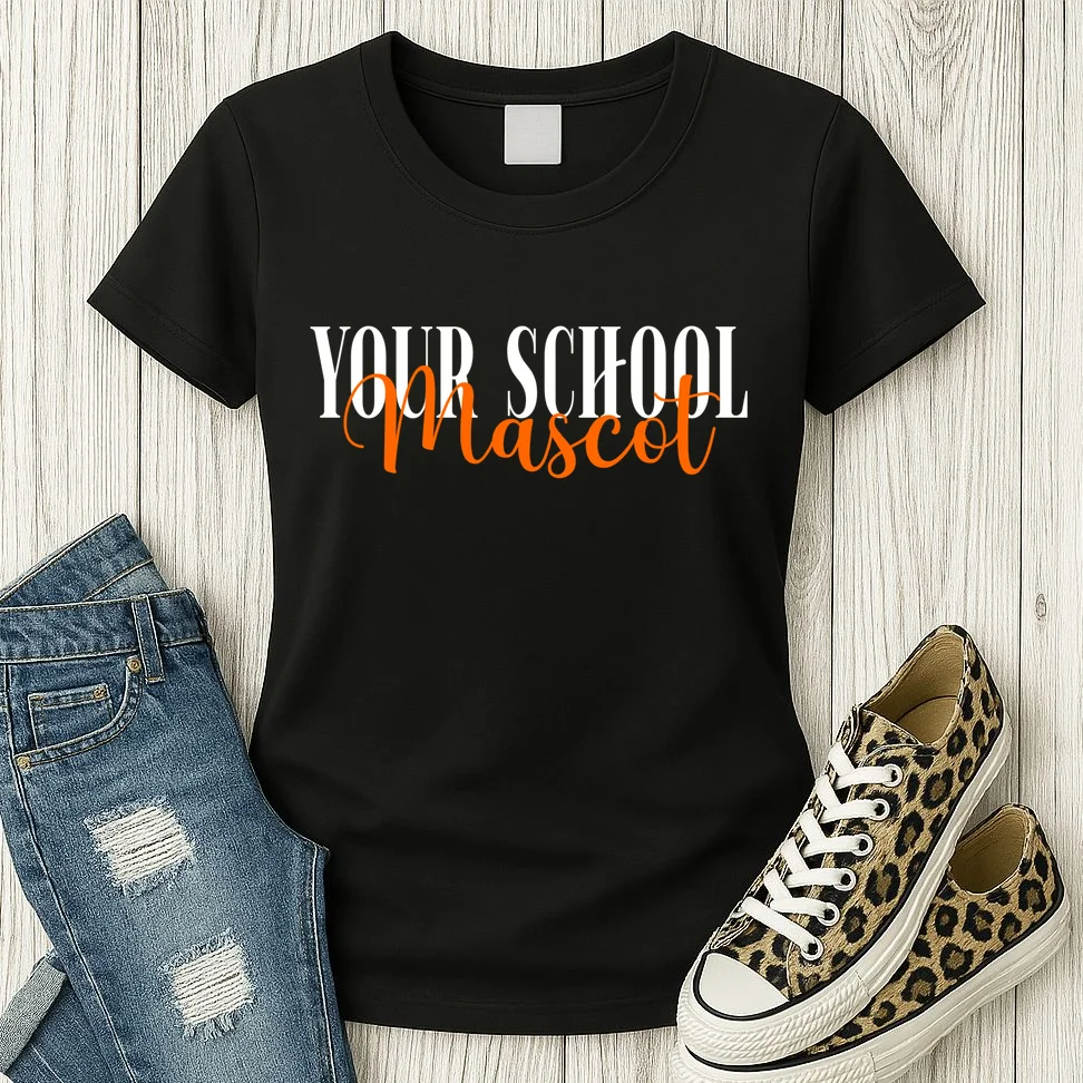 Custom School Mascot Women's T-Shirt - Front 2