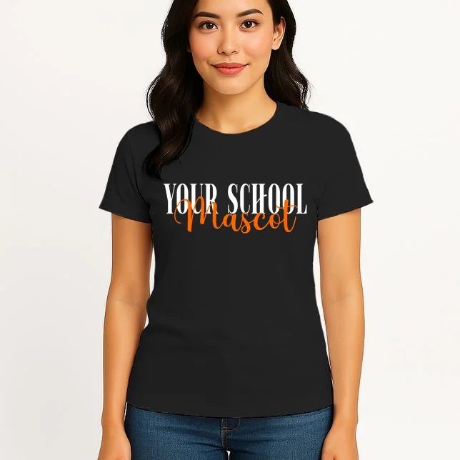 Custom School Mascot Women's T-Shirt - Front 3
