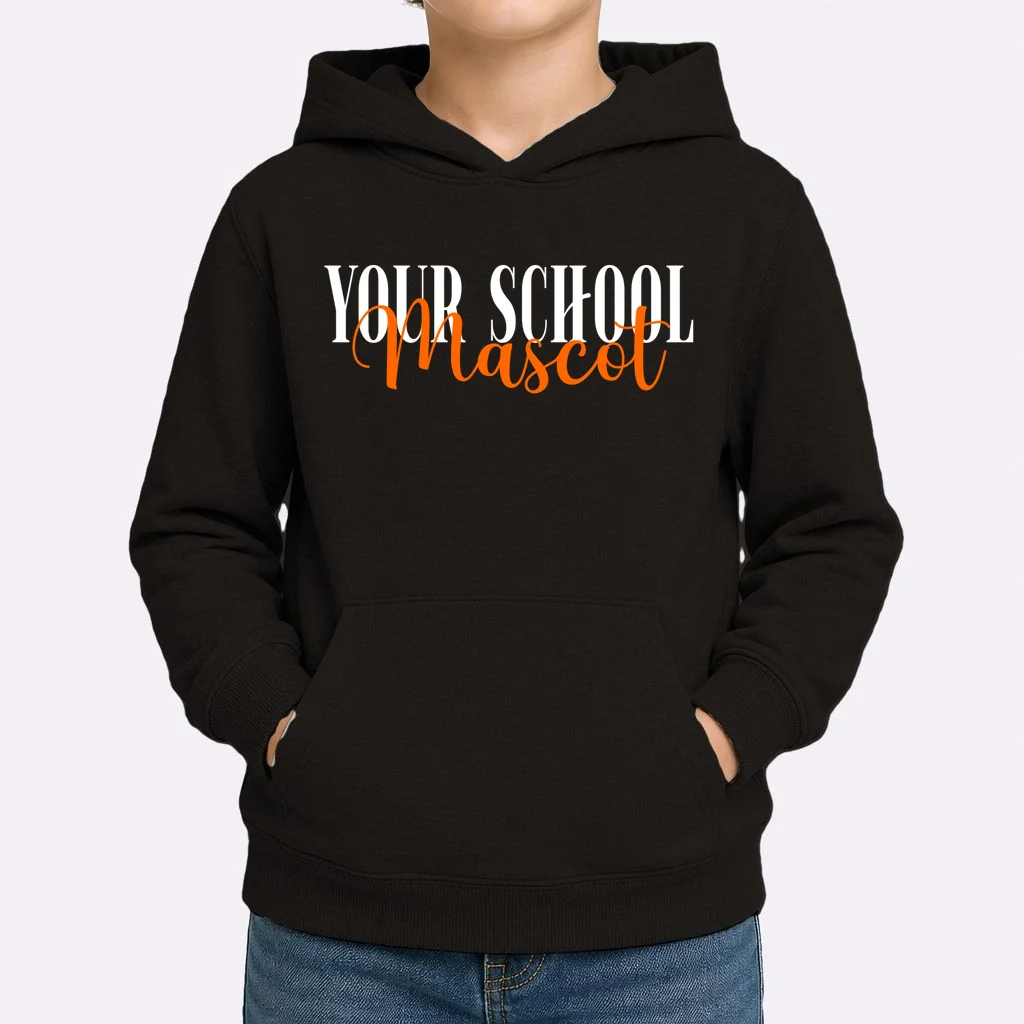 Custom School Mascot Kids Hoodie - Front 1