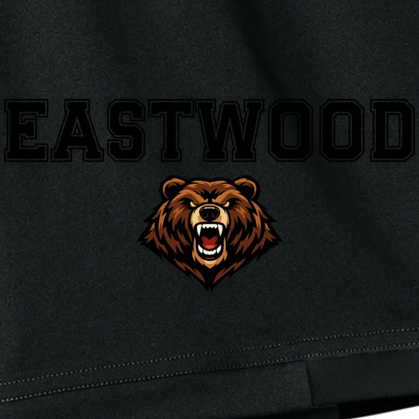 Custom School Mascot Logo Kids Shorts - Front - Close-up