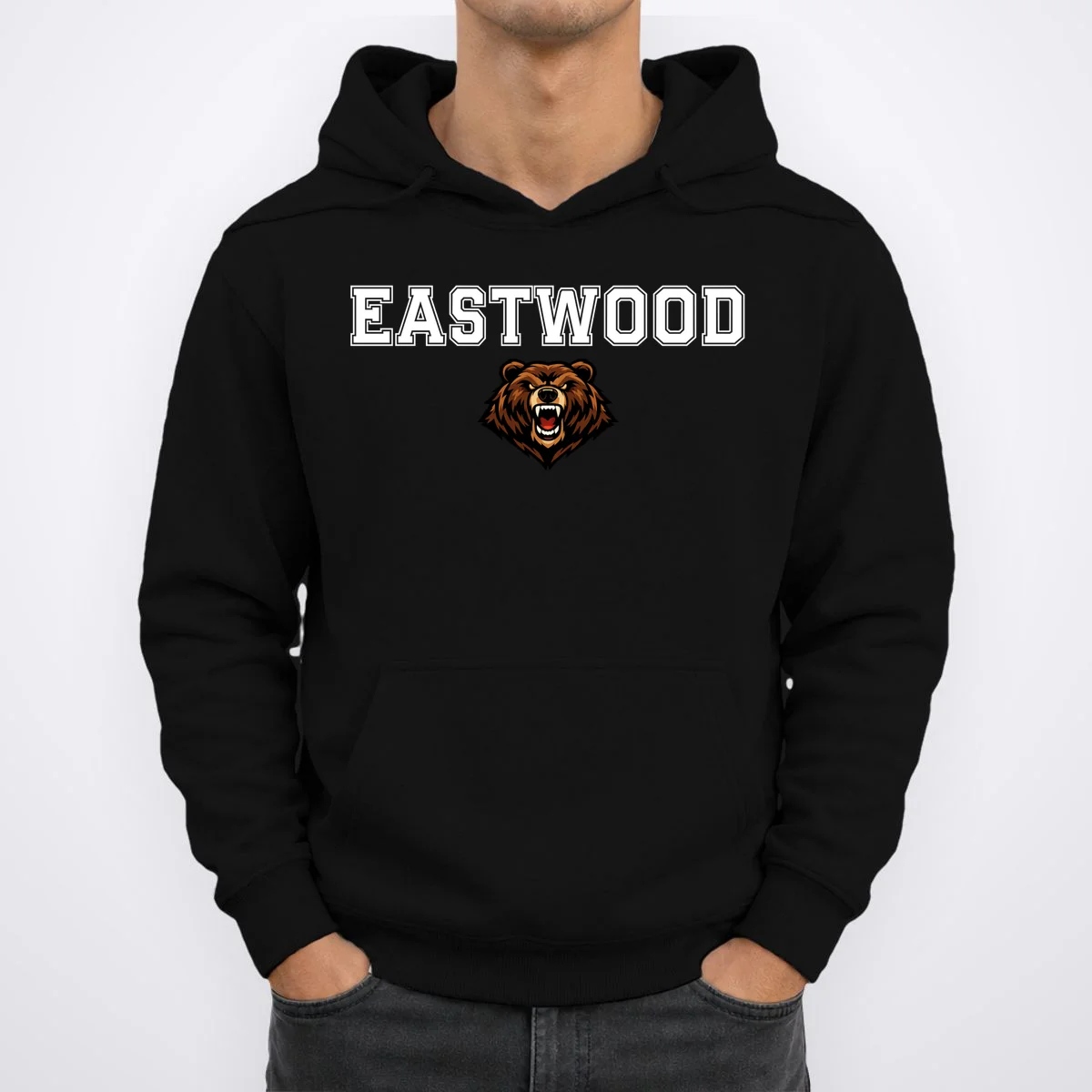 Custom School Mascot Logo Hoodie - Front 1