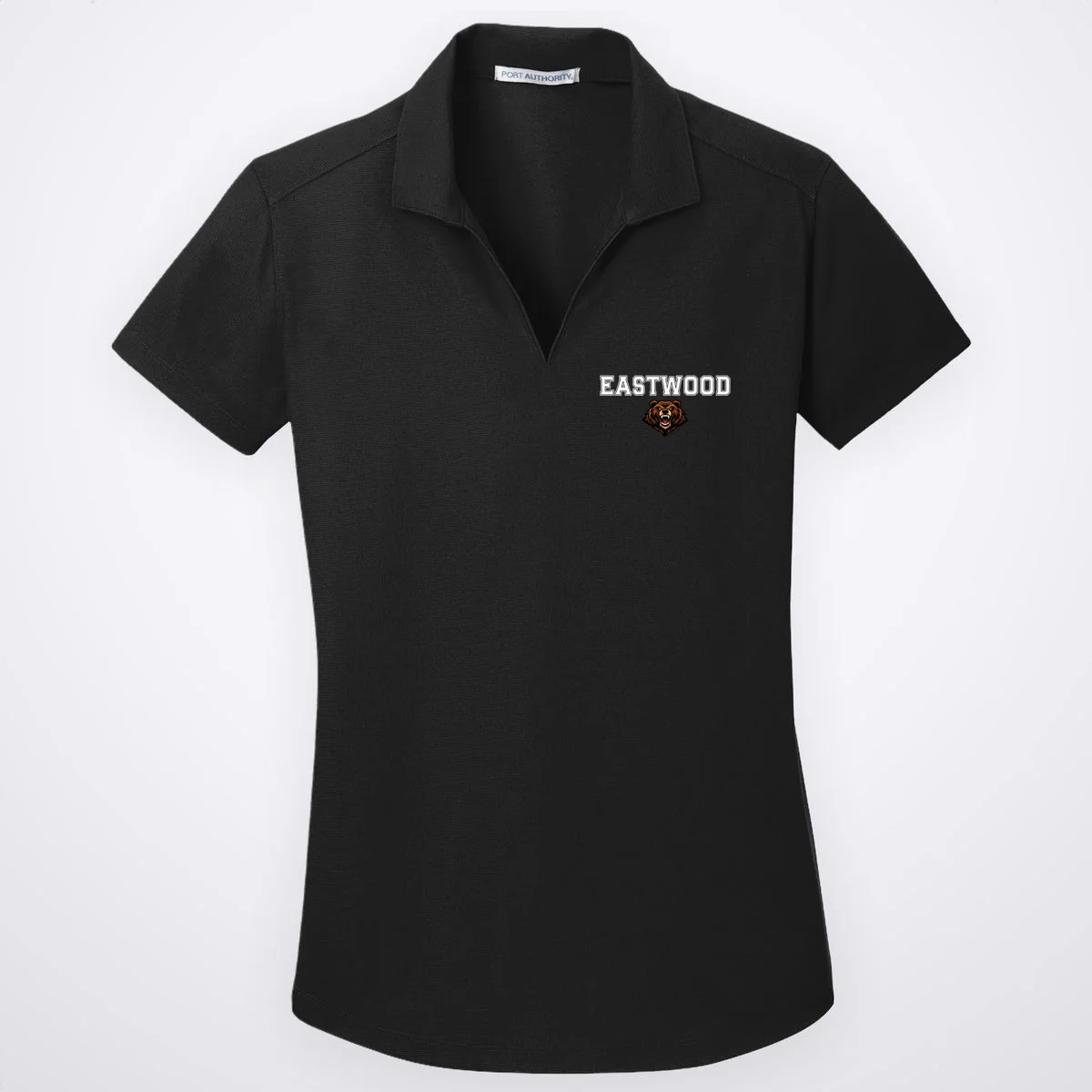 Custom School Mascot Logo Women's Polo - Front