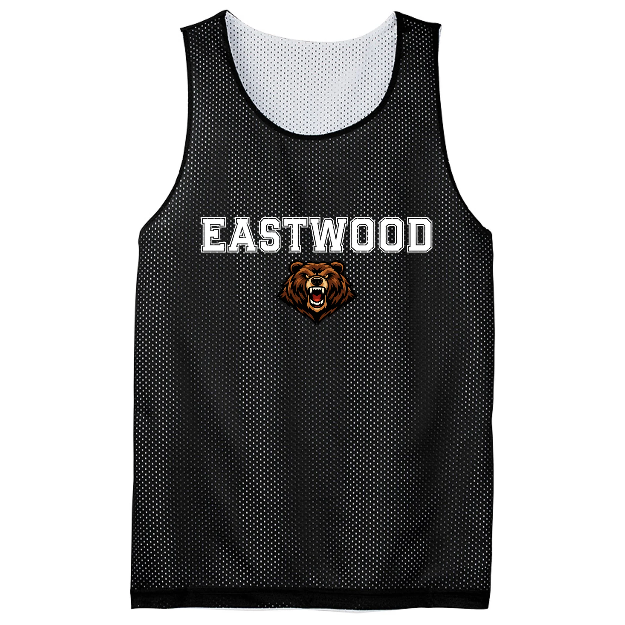 Custom School Mascot Logo Men's Basketball Jersey - Front