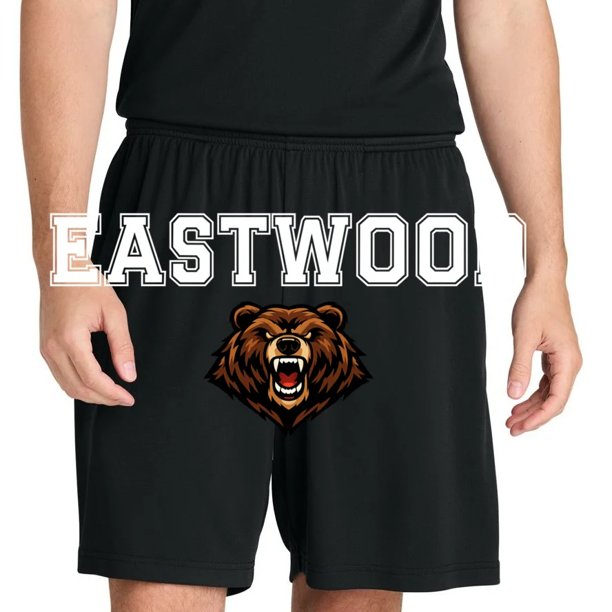 Custom School Mascot Logo Men's Shorts - Front 1