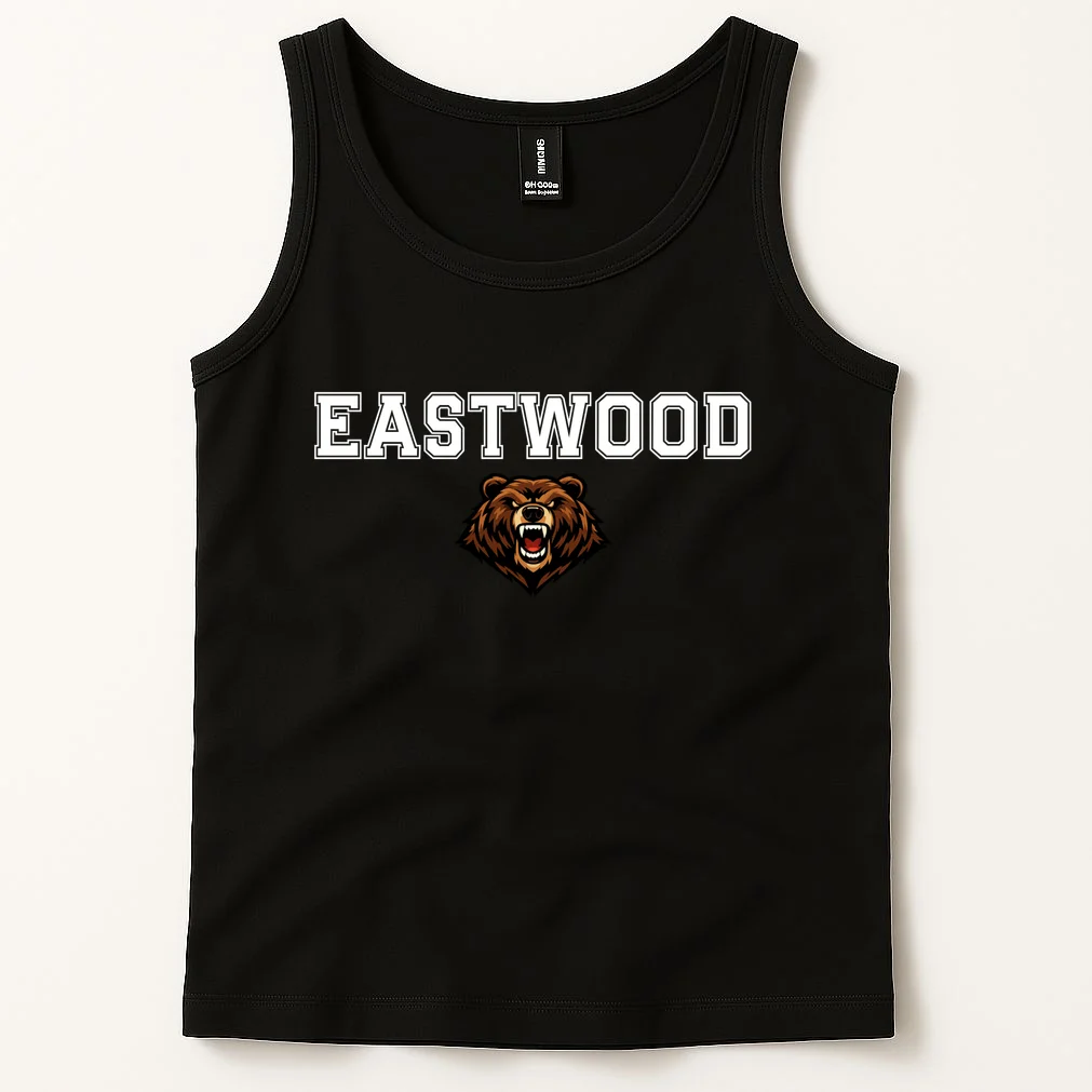 Custom School Mascot Logo Tank Top - Front 1