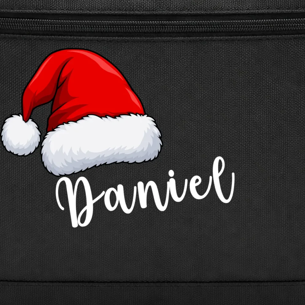 Custom Personalized Christmas Santa Hat Briefcase - Front - Close-up