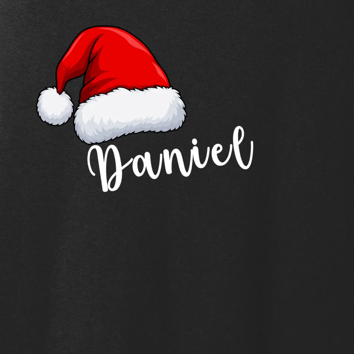 Custom Personalized Christmas Santa Hat Women's Tank Top - Front - Close-up